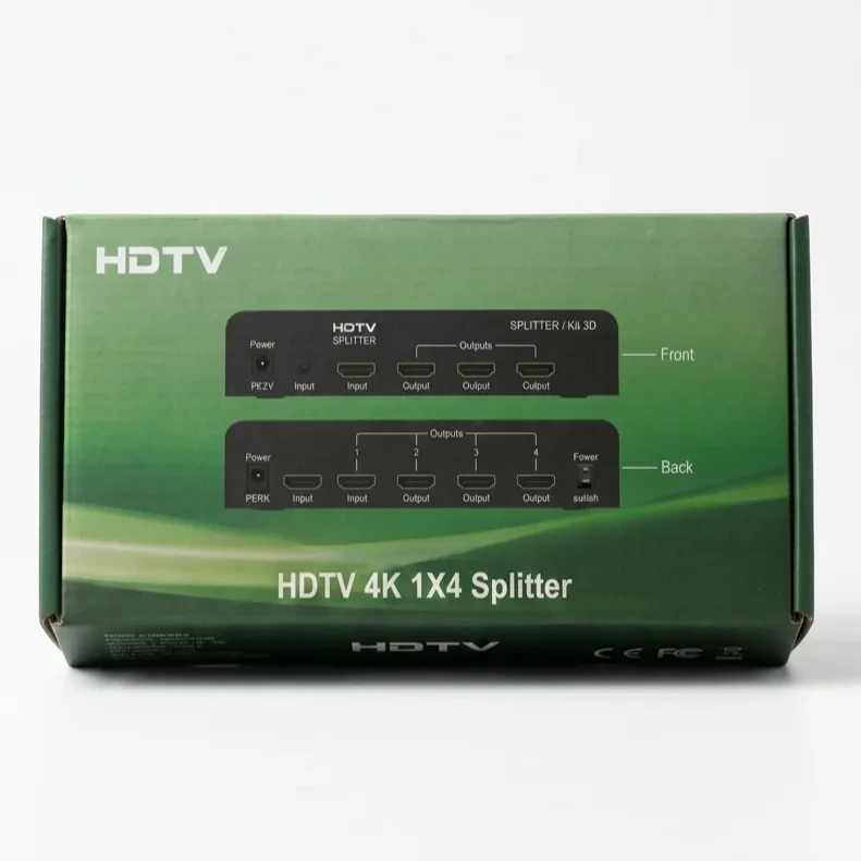 موزعات الصورة ل 4 شاشات (HDMI Splitters 1x4 4k)